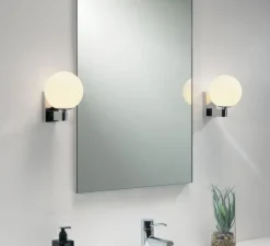 Applique de salle de bain, Sagara, chrome, IP44, L12cm, H15,5cm - Astro Lighting