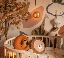 Applique de salle de bain, sans fil, Bee, or fumé, IP65, Ø12cm, H18cm - Humble