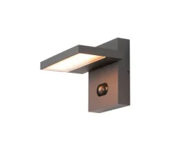 Applique d'extérieur, Abridor, anthracite, IP65, LED, 2200-2700K, 650 lm, L17,2cm, H16,8cm - SLV