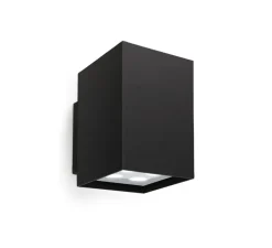 Applique d'extérieur, Afrodita Double Emission, noir, IP55, LED, 3000K, 1324 lm, L10cm, H15cm - LEDS C4