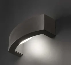 Applique d'extérieur, Ancora, noir, IP44, L26cm, H9cm - FARO