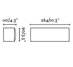 Applique d'extérieur, Ancora, noir, IP44, L26cm, H9cm - FARO