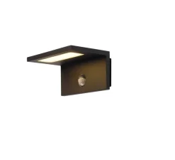 Applique d'extérieur, Angolux Sensor, anthracite, IP44, LED, 3000K, 750 lm, L17cm, H8,5cm - SLV