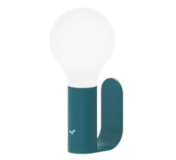 Applique d'extérieur, APLÔ, bleu acapulco, IP54, LED, 70lm, 3000 à 6000K, Ø16,5cm, H36cm - FERMOB