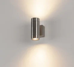 Applique d'extérieur, Astina Steel, inox, IP44, L7.5cm, H15cm - SLV