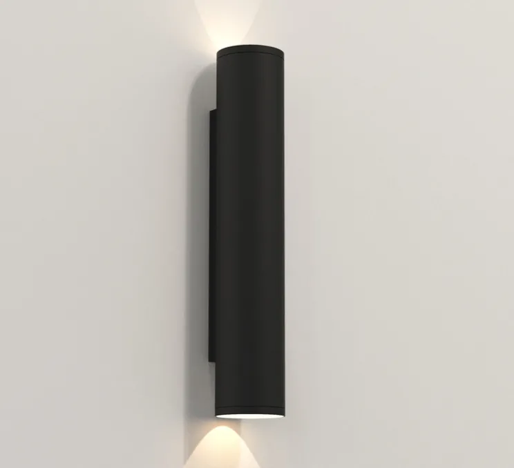 Applique d'extérieur, Ava 400, noir texturé, IP44, L7,5cm, H40cm - Astro