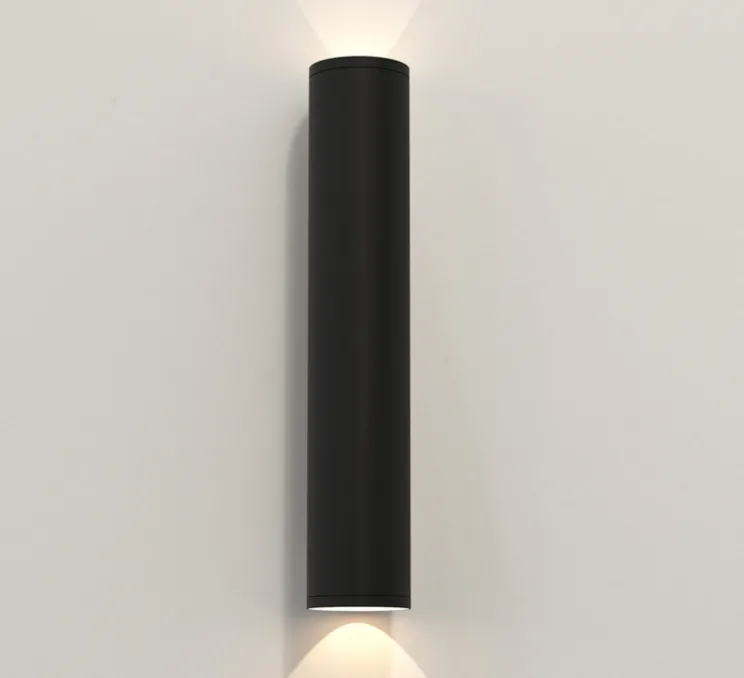 Applique d'extérieur, Ava 400, noir texturé, IP44, L7,5cm, H40cm - Astro