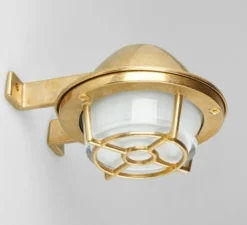 Applique d'extérieur, bach, laiton, IP64, L14cm, H10cm - Zangra