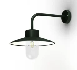 Applique d'extérieur, Belcour, Modèle n°9, Gris Ardoise, verre clair, IP44, L32cm, H38,5cm - Roger Pradier