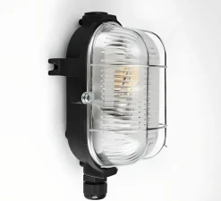 Applique d'extérieur, Bess, noir, IP54, L12,5cm, H21,5cm - Zangra