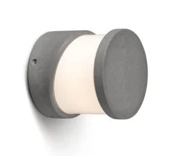 Applique d'extérieur, BLOCK 13.5, GRIS, IP65, Ø14,7cm, H13,5cm - FARO