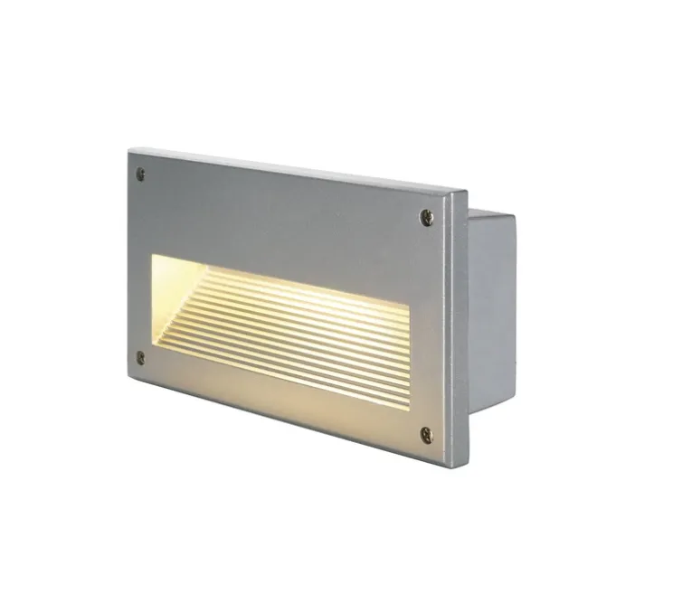 Applique d'extérieur, Brick Downunder, gris, IP44, L22.7cm, H12.5cm - SLV