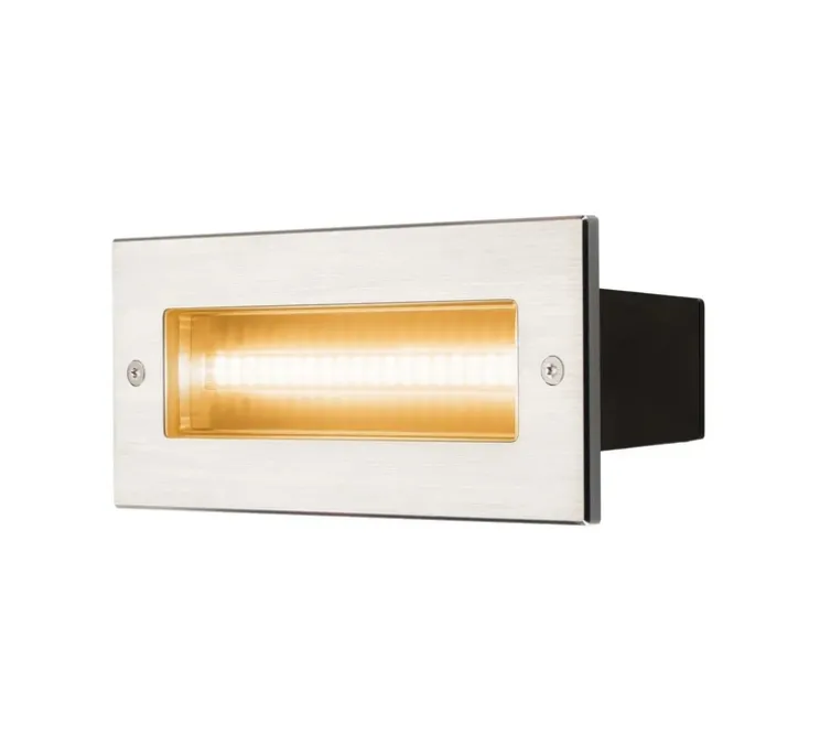 Applique d'extérieur, BRICK, noir, IP65, LED, 3000K, 950 lm, L21cm, H9,1cm - SLV