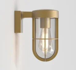 Applique d'extérieur, Cabin Wall, laiton antique, IP44, L11cm, H22cm - Astro Lighting