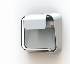 Applique d'extérieur, Carex, blanc, IP65, L16,3cm, H16,3cm - Roger Pradier