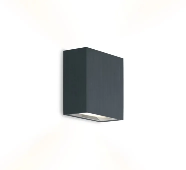 Applique d'extérieur, Central Outdoor 2.0, anthracite, IP65, LED, dim, 3000K, 660 lm, L9,8cm, H9,8cm - Wever&Ducré