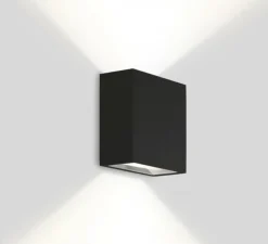 Applique d'extérieur, Central Outdoor 2.0, noir, IP65, LED, dim, 3000K, 970 lm, L9,8cm, H9,8cm - Wever&Ducré