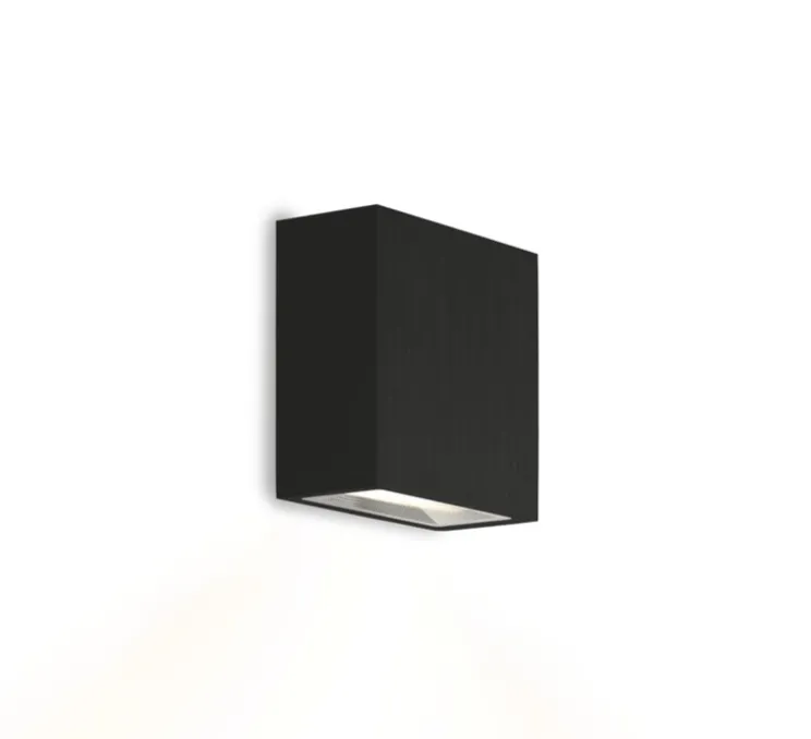 Applique d'extérieur, Central outdoor 1.0, noir, IP65, LED, dim, 3000K, 620 lm, L9,8cm, H9,8cm - Wever&Ducré