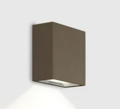 Applique d'extérieur, Central outdoor 1.0, bronze, IP65, LED, dim, 3000K, 620 lm, L9,8cm, H9,8cm - Wever&Ducré