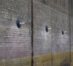 Applique d'extérieur, Cooper N° 1, verre clair Noir velours 113, IP65, L30,2cm, H30,2cm - Roger Pradier