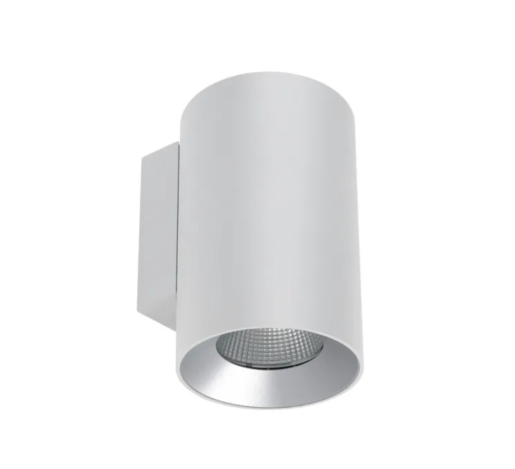 Applique d'extérieur, Cosmos Emission Simple Medium, blanc, IP66, LED, 3000K, 1823 lm, Ø11cm, H17,8cm - LEDS C4