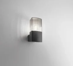 Applique d'extérieur, Dark, noir, IP54, L10,6cm, H21,8cm - Nedgis