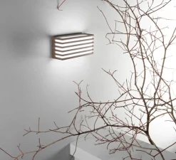 Applique d'extérieur, Dukrot, marron, IP54, LED, 3000-4000K, 1440 lm, L22cm, H11cm - Nedgis