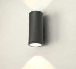 Applique d'extérieur, Enola round L, anthracite, IP65, LED, 3000-4000K, 6000 lm, L14cm, H33.2 cm - SLV