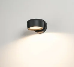 Applique d'extérieur, ESKINA SPOT, noir, IP65,LED, 3000K, 1000lm, Ø13,8cm, H13,8cm - SLV