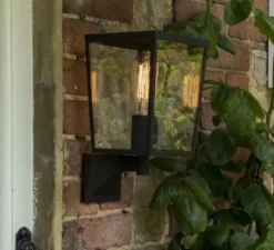 Applique d'extérieur, Farringdon, noir, IP44, L16cm, H30cm - Astro