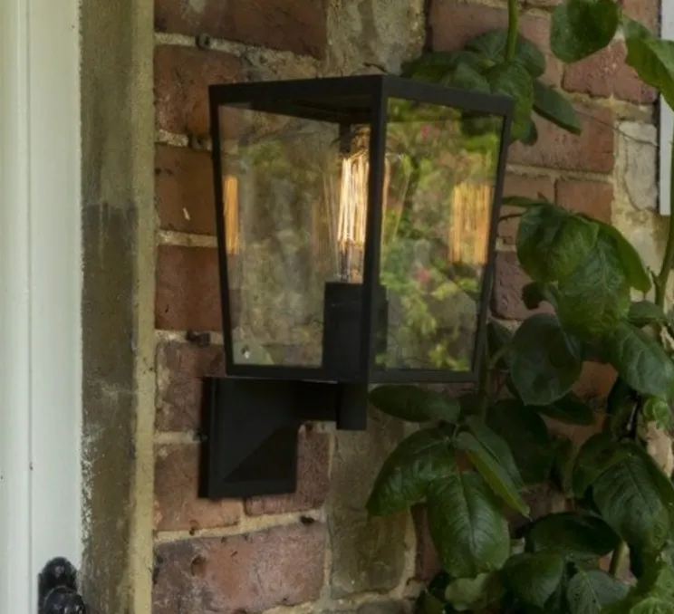 Applique d'extérieur, Farringdon, noir, IP44, L16cm, H30cm - Astro