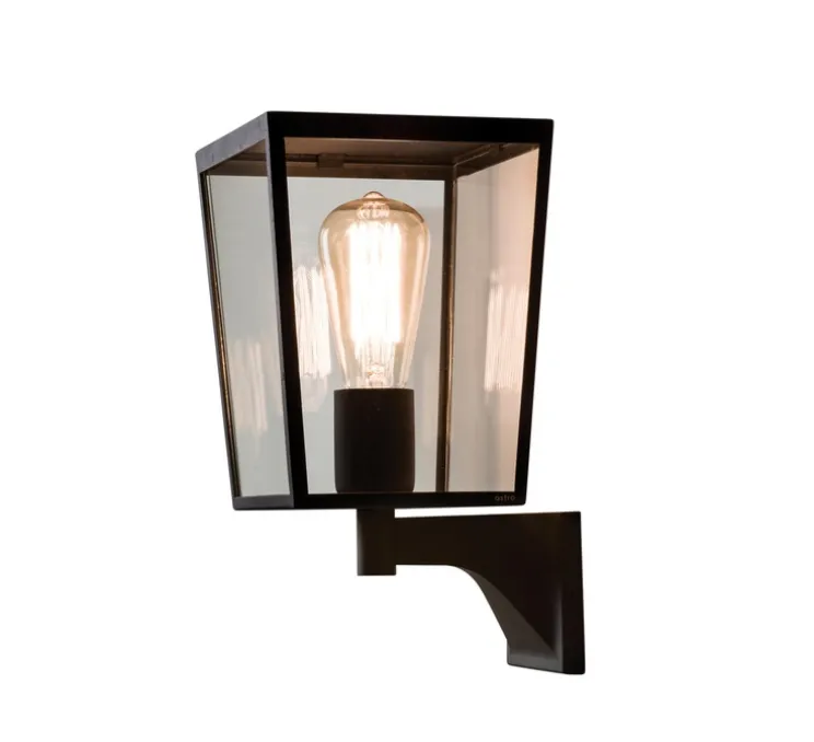 Applique d'extérieur, Farringdon, noir, IP44, L16cm, H30cm - Astro