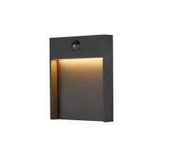 Applique d'extérieur, Flatt sensor, anthracite, IP54, LED, 3000K/4000K, 530lm, L18cm, H23cm - Slv