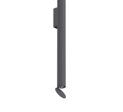 Applique d'extérieur, Flauta riga 2, anthracite, IP65, LED, dim, 2700K, 694 lm, Ø4,5cm, H50cm - Flos