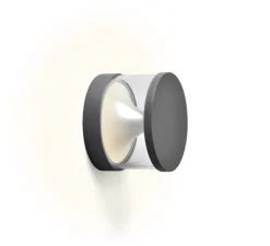 Applique d'extérieur, Getton 2.0, anthracite, IP65, LED, dim, 3000K, 755 lm, Ø12,4cm, P9cm - Wever&Ducré