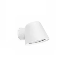 Applique d'extérieur, Gina, IP44, blanc, Ø11,5cm - FARO