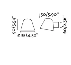 Applique d'extérieur, Gina, IP44, blanc, Ø11,5cm - FARO
