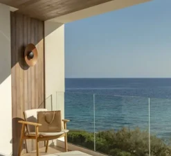 Applique d'extérieur, Ginger 60C, Marron rouille, IP65, LED, dim, 2700K, 2933 lm, Ø60cm, P16,4cm - Marset