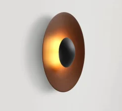 Applique d'extérieur, Ginger 60C, Marron rouille, IP65, LED, dim, 2700K, 2933 lm, Ø60cm, P16,4cm - Marset