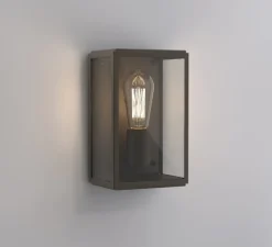 Applique d'extérieur, Homefield 160, bronze, IP44, L16cm, H25cm - Astro