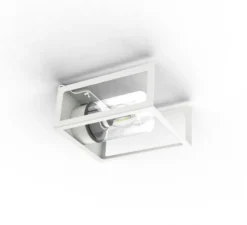 Applique d'extérieur, Hugy N° 1, verre clair, blanc pur, IP65, L20,6cm, H25,3cm - Roger Pradier