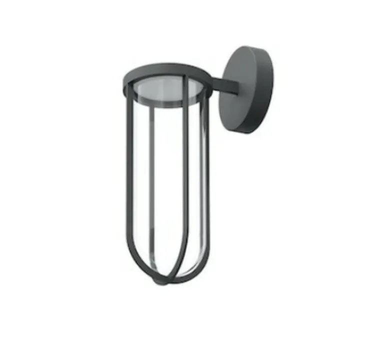 Applique d'extérieur, In Vitro DALI, anthracite, IP66, LED, dim, 3000K, 714 lm, L14,3cm, H43,5cm - Flos