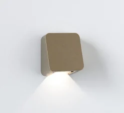 Applique d'extérieur, Incline Single, laiton, IP65, LED, dim, 3000K, 485 lm, L11cm, H12,2cm - Astro