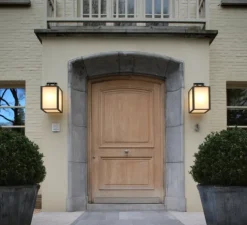 Applique d'extérieur, Kabaz, vert kaki, IP44, L30cm, H41cm - Modular