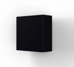 Applique d'extérieur, Klint, modèle 2, Noir velours, IP65, LED, 2800K, 414 lm, L12,5cm, H12,5cm - Roger Pradier