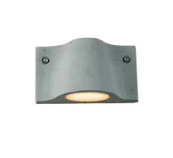 Applique d'extérieur, Lido, gris, IP55, L21cm, H11,5cm - Toscot