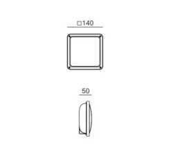 Applique d'extérieur, Marina 247.70.OO, laiton antique, IP64, L14cm, H14cm - Il Fanale