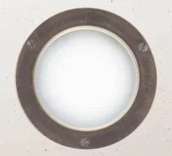 Applique d'extérieur, Marina 247.01.OO, laiton antique, IP55, Ø14cm, P4,5cm - Il Fanale