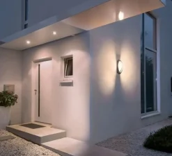 Applique d'extérieur, Meridian, anthracite, IP54, L14cm, H38cm - SLV