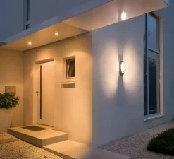 Applique d'extérieur, Meridian, anthracite, IP54, L14cm, H38cm - SLV